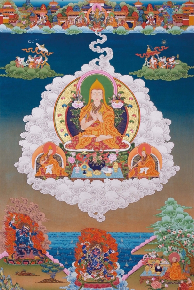 རྗེ་བླ་མ་ལ་གསོལ་བ་འདེབས་པའི་ཚིགས་སུ་བཅད་པ།